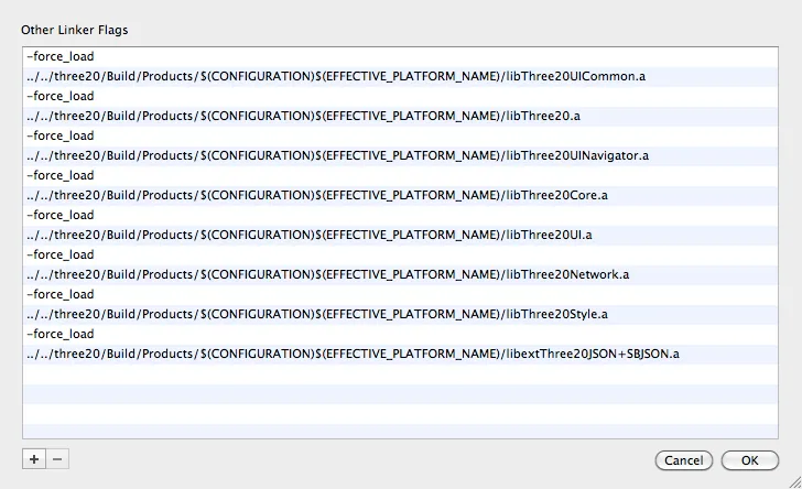 EveryMarathon Linker Flags