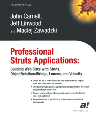 Professional Struts Applications cover